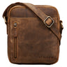 "Kennedy" Pequena Bolsa Transversal Couro Legítimo Messenger Vintage
