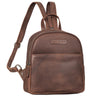 "Elonora" Mochila Vintage Couro 2-em-1 Pequena para Mulheres