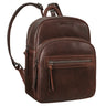 "Alba" Mochila Pequena Feminina de Couro – Vintage Daypack para Cidade