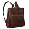 "Dorothea" Mochila Pequena em Couro Senhoras Elegante