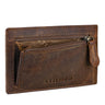 "Trevor" Porta-Cartões Couro RFID Masculino Feminino Mini Carteira