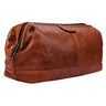 "Laurin" Necessaire de Couro Masculina Grande Estojo de Banho Homens