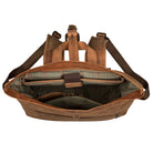 Fahrrad-Rucksack-Echtleder
