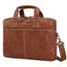 "Oslo" Grande Bolsa Executiva de Couro Premium 18 polegadas