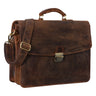 "Loris" Briefcase Clássico Couro Grande
