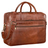 "Dawson" Pasta de Couro com Compartimento para Laptop 15,6"