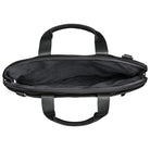 schwarze Laptoptasche aus Leder