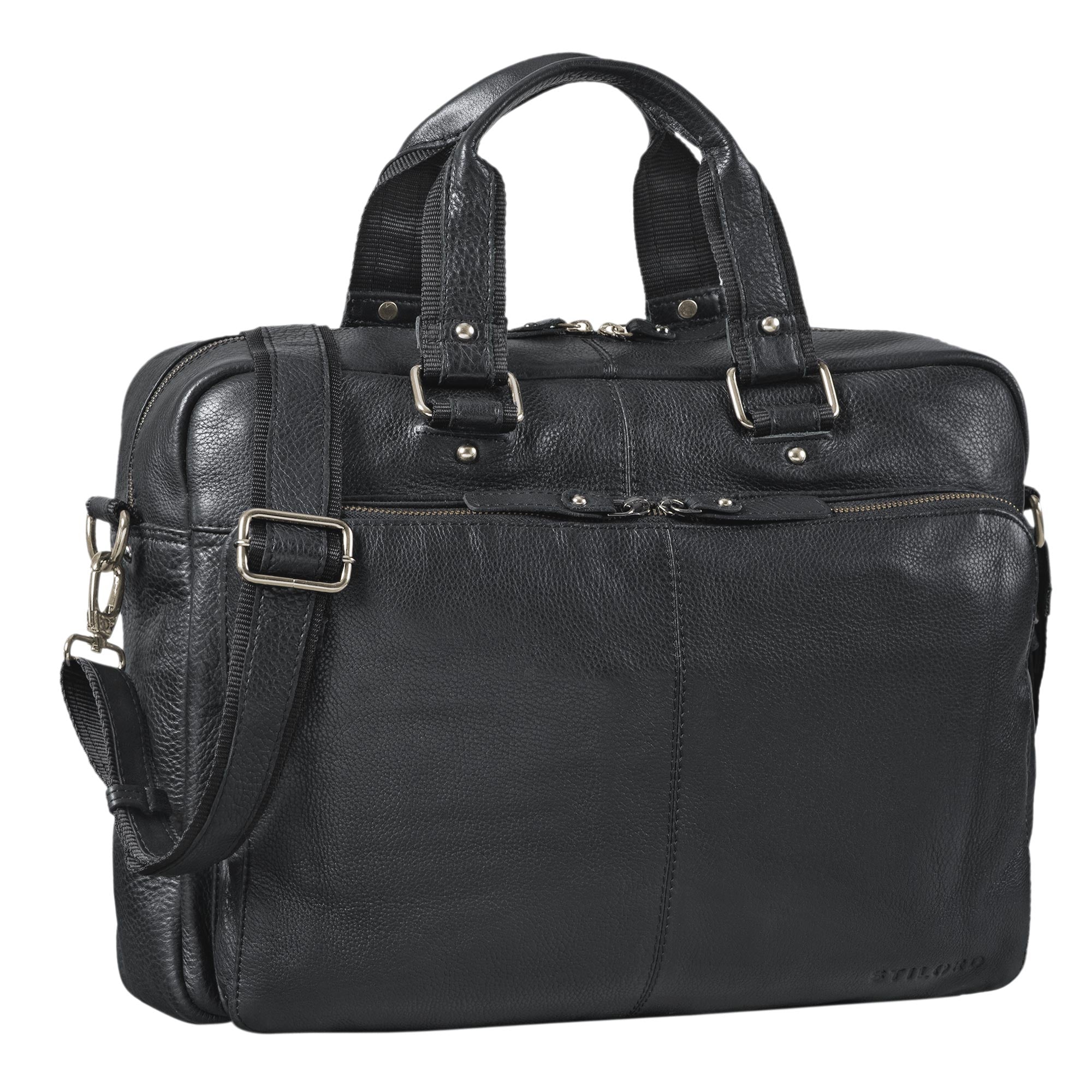 Herren Businesstasche Ledertasche Vintage