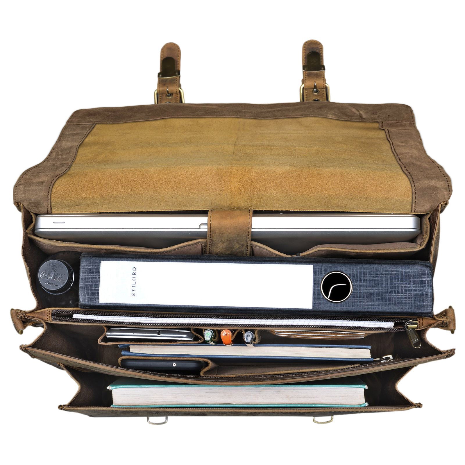 Aktentasche Lehrer Leder Vintage