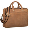 B-WARE "Hector" Saco de Couro para Homens de Grandes Empresas