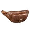 "Sam" Fanny Pack Homens de Couro Mulheres