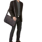 Umhängetasche Leder Männer XL