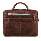 braune Leder Business Tasche Damen