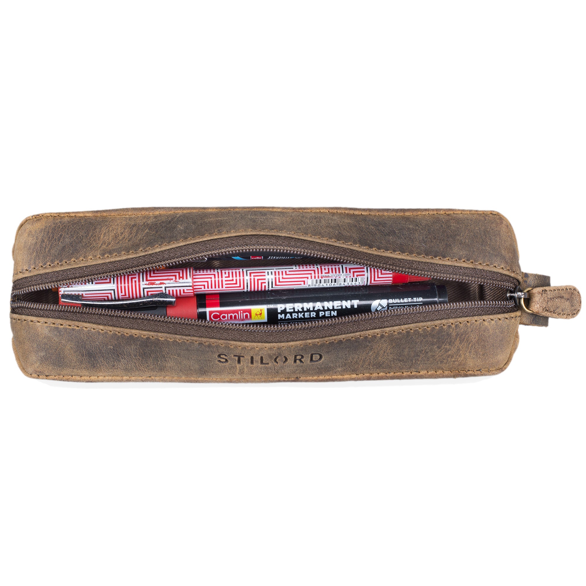 Federmappe Vintage Design echtes Leder