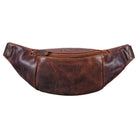 Leder Gürteltasche braun