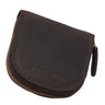 "Cash" Carteira Porta Moedas Slim Couro Vintage com Fecho