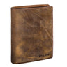 "Emil" Carteira Couro Masculina RFID Vertical Com Porta Moedas