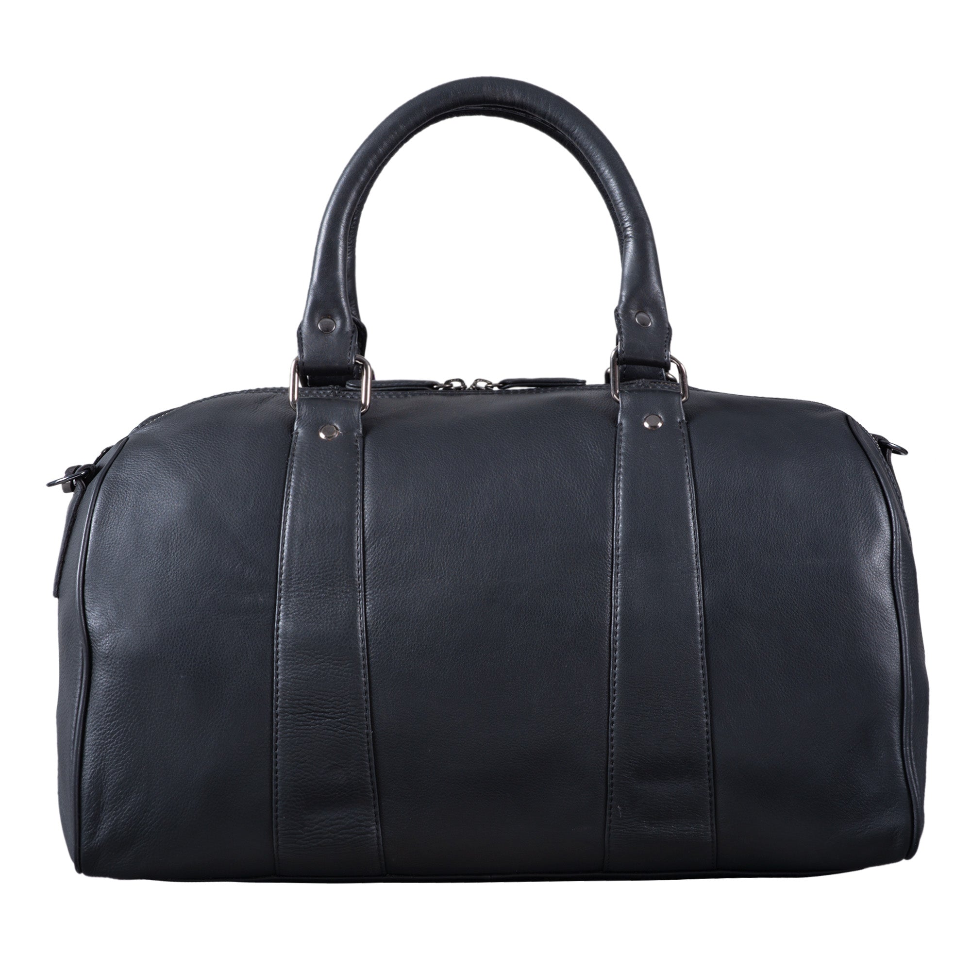 Reisetasche Leder schwarz