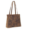 "Brenda" Bolsa de Mão Grande Mulheres em Couro Shopper Amantes Vintage