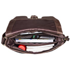 Leder Umhängetasche mit 10.1 Zoll Tablet-Fach