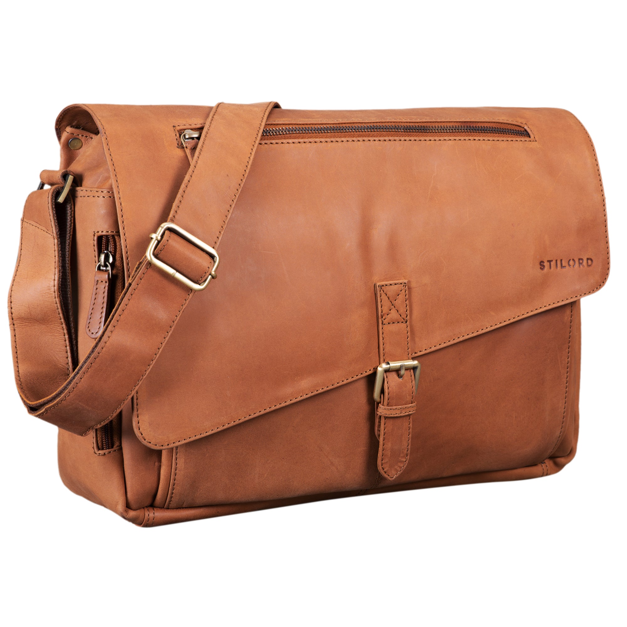 Ledertasche zum Umhängen Damen Vintage