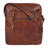 „Garcia“ Bolsa De Couro Pequena Marrom Vintage Messenger Transversal