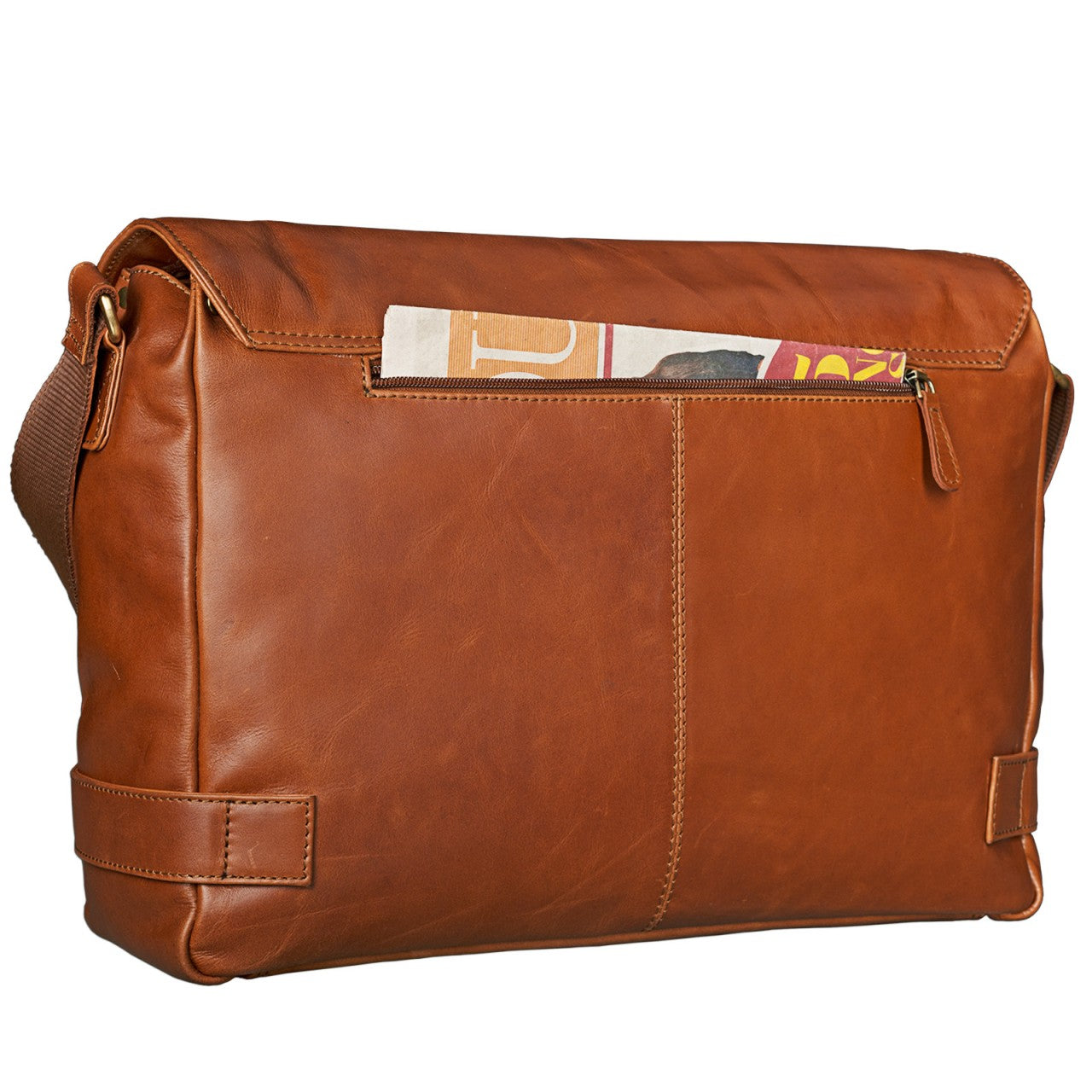 Ledertasche Retro groß