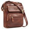 "Amir" Bolsa Pequena de Couro Masculina Transversal Elegante