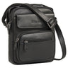 "Amir" Bolsa Pequena de Couro Masculina Transversal Elegante