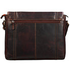 Dunkelbraune Vintage Laptoptasch 13,3 Zoll