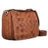 B-WARE "Mia" Saco de Pele Pequeno Saco de Pele para Senhoras Vintage