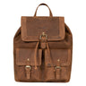 "Nora" Grande Mochila de Couro Vintage