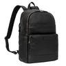 Leder Rucksack Schule schwarz groß