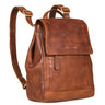 "Allegra" Mochila Feminina de Couro Elegante Pequena Vintage