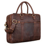 "Drake" Bolsa Executiva de Couro – Grande Pasta Vintage XL de Couro