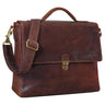 "Chase" Briefcase Vintage em Couro