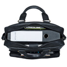 Business Ledertasche klassisch schwarz