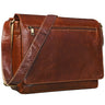 B-WARE "Phil" Saco de Couro Saco de Ombro para Homem Saco de Ombro em Couro