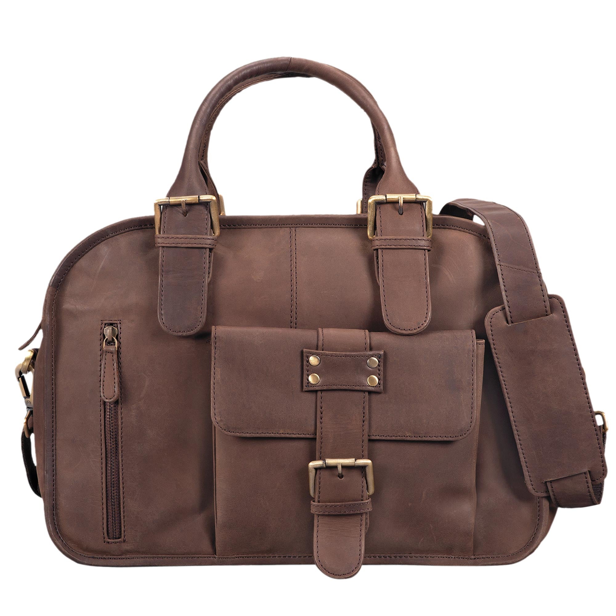 Herrentasche Leder braun