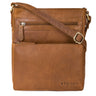 "Kian" Bolsa Masculina Vintage de Couro Pequena e Estilosa