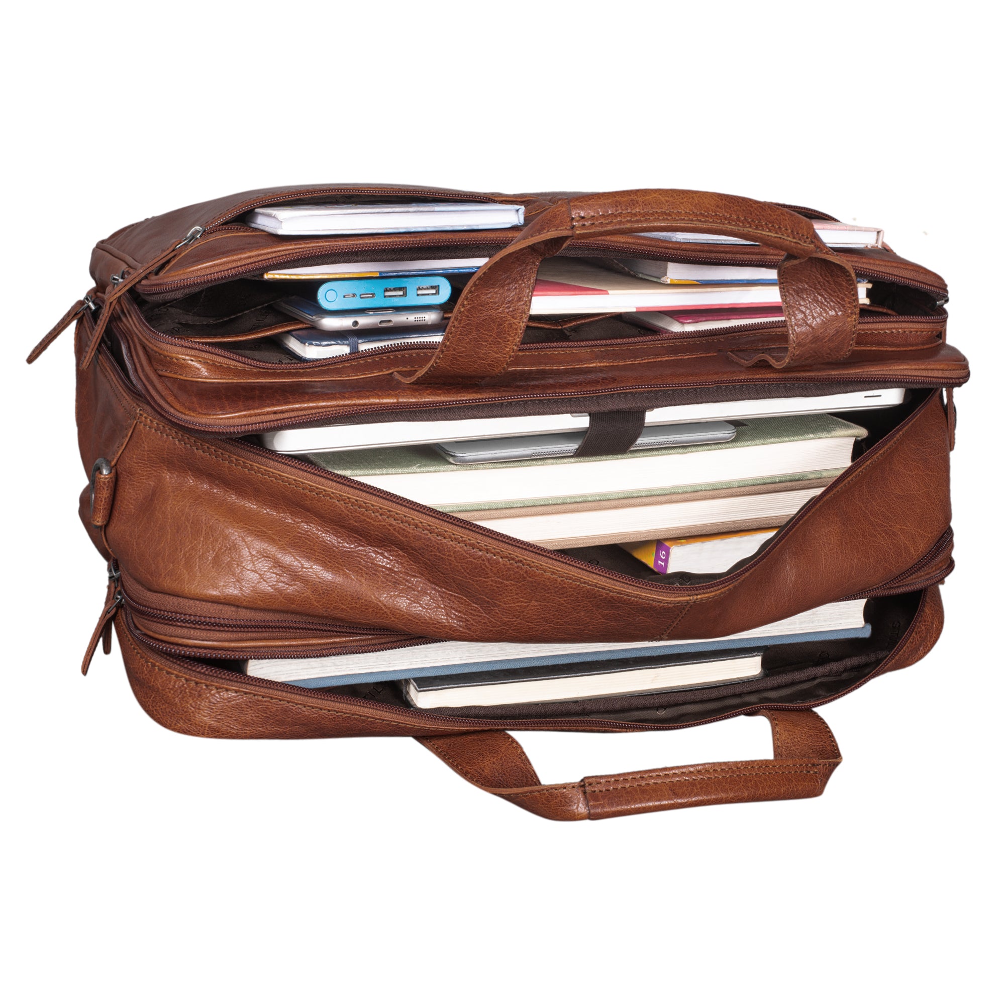 Männertasche Leder XL
