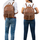 Vintage Rucksack Groß Tragekomfort
