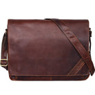 Ledertasche braun 15.6 Zoll Damen Herren
