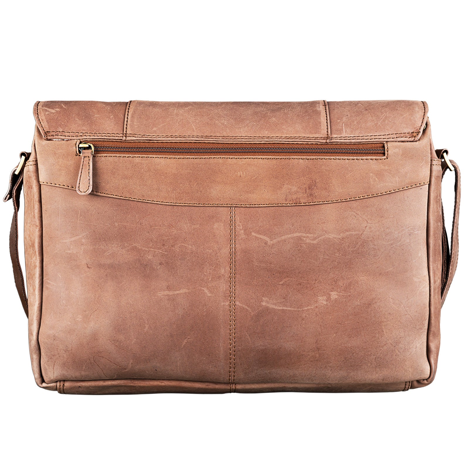 Braune Ledertasche groß Business