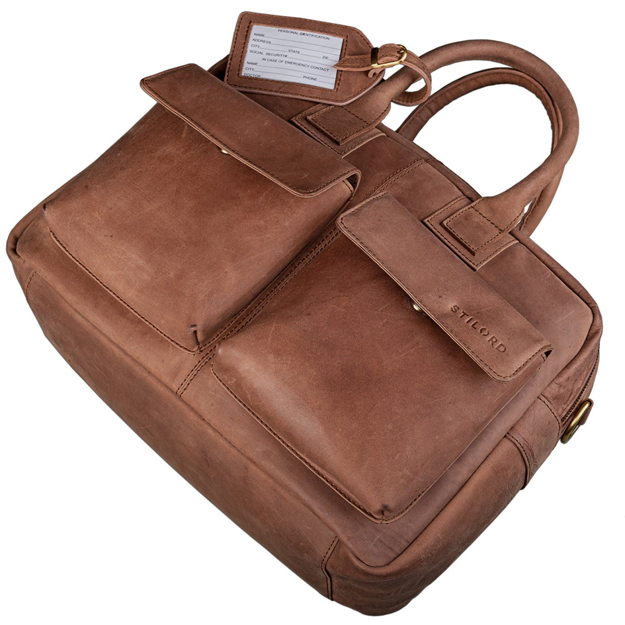 Braune Ledertasche