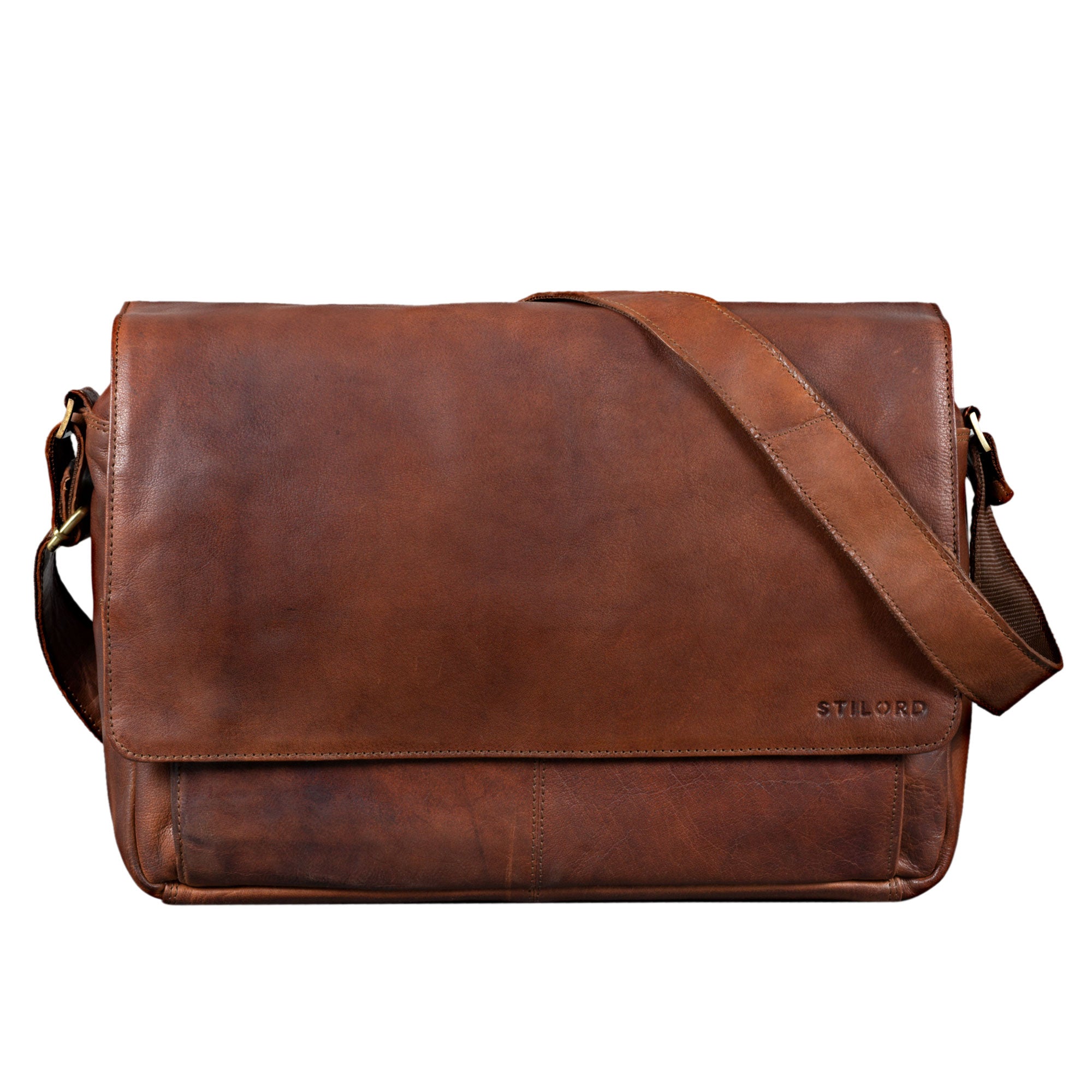 Vintage Ledertasche Dokumententasche Herren braun