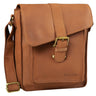 "Lukas" Bolsa Masculina de Couro Tamanho Médio Estilo Vintage