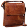 „Sven“ Bolsa Masculina Couro Pequena Transversal Ombro 8 Polegadas