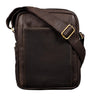 "Harry" Bolsa Vintage de Couro Masculina para 10,1 Polegadas