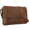 B-WARE "Oskar" Bolsa de Couro para Mensageiros